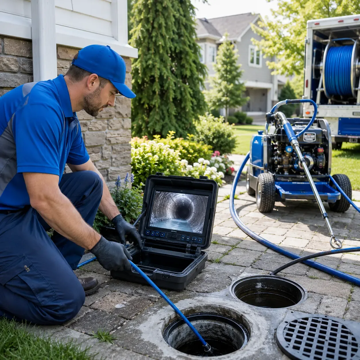 Outdoor drain cleaning professionals serving Lomira, WI