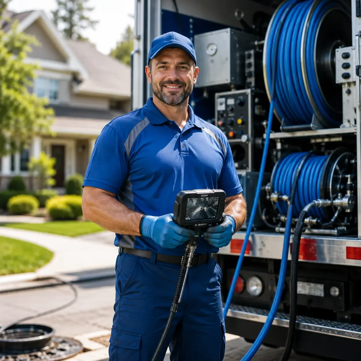 Local outdoor drain cleaning specialists in Lomira, WI